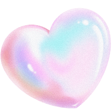 glossy heart