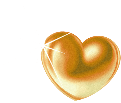 gold heart