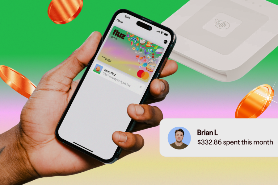 Employee's Fluz virtual card and spend