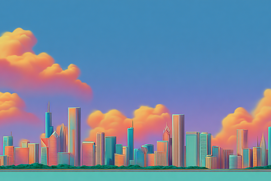 fluzdesign chicago skyline with negative space Soft digital p bcc35010 fbd4 429f 82bc 9a0c631b8f38 1