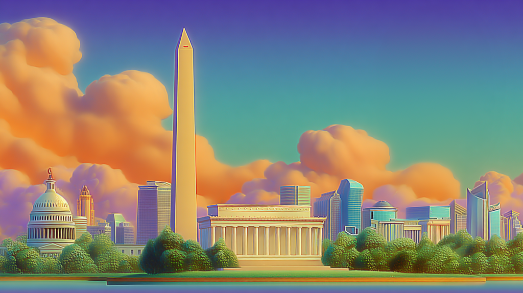 fluzdesign washington dc skyline Soft digital painting airbru a8e5e50b f91e 4120 93af 2322c222312f 0