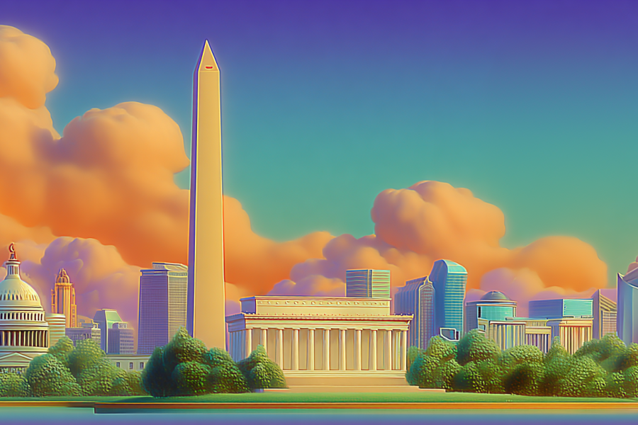 fluzdesign washington dc skyline Soft digital painting airbru a8e5e50b f91e 4120 93af 2322c222312f 0